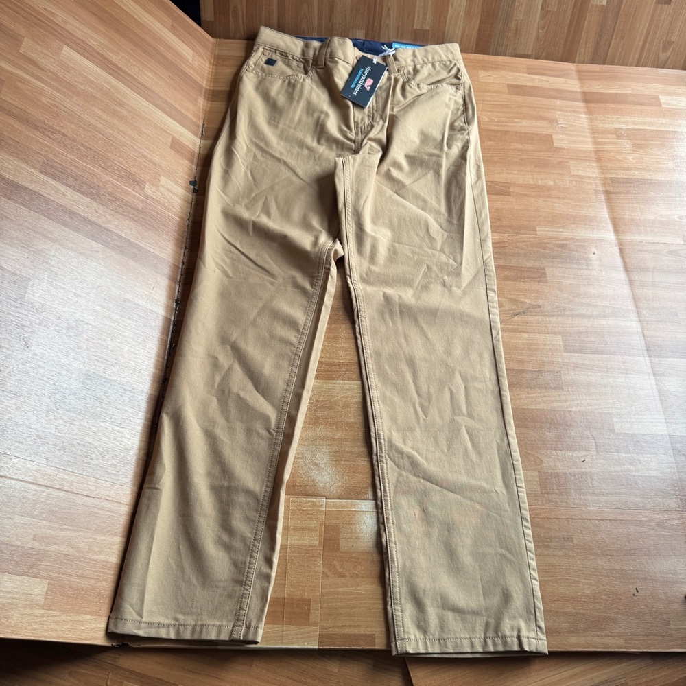 Vineyard Vines boys On-The-Go 5-Pocket Pants, size18 short, NWT, school uniform